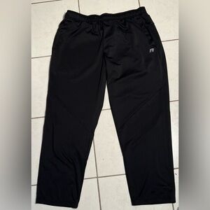 Russell Dri Power 360 Men's Black Track Pants Size XL